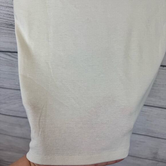 Pan American Women's Cream & Blue Graphic Short Sleeve Tee Size Large - Picture 6 of 6